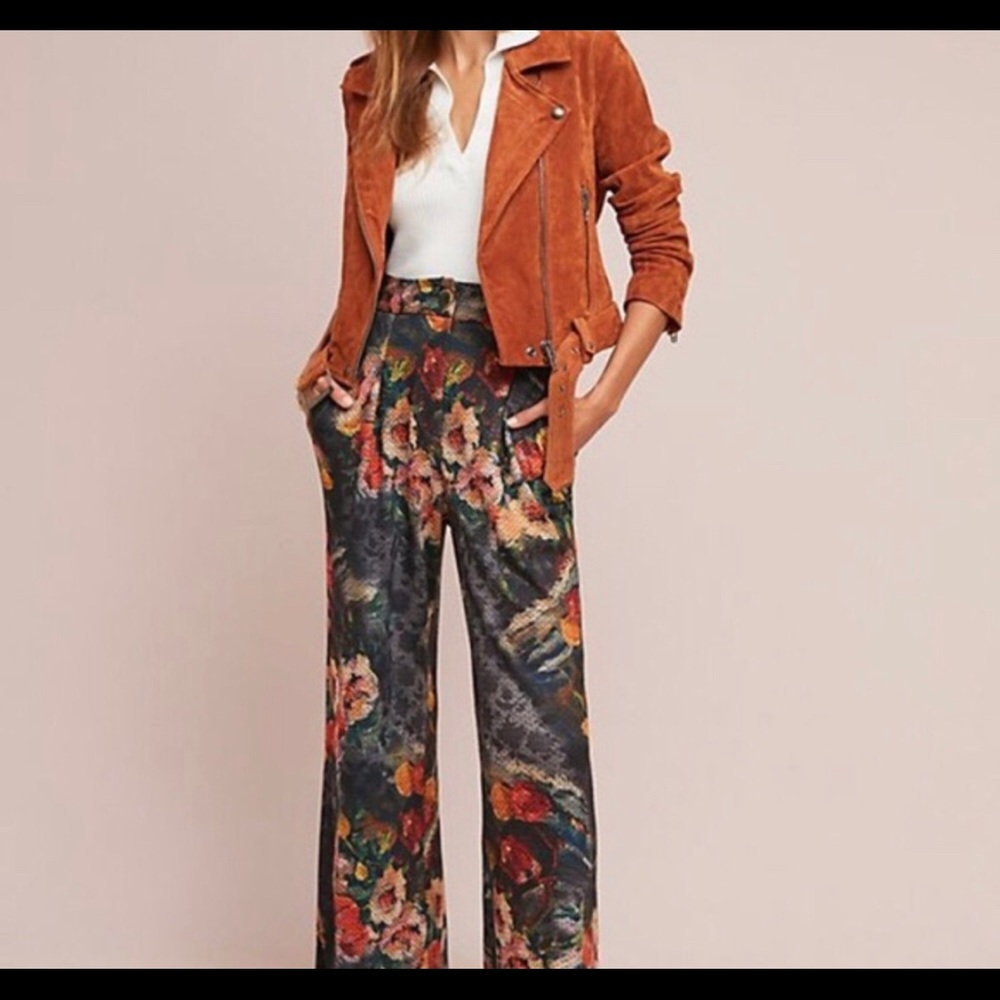 Eva Franco Simone Floral Trouser for Anthropologie
